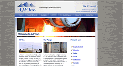 Desktop Screenshot of ajfrefractories.com